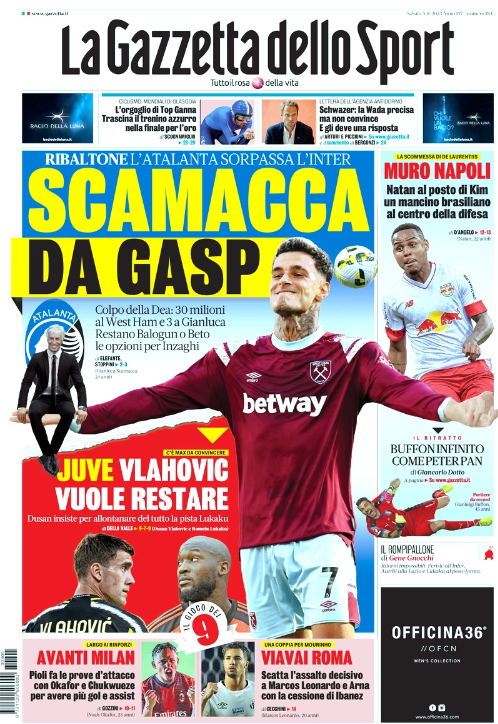 In prima pagina: i quotidiani in edicola oggi, 5 agosto 2023