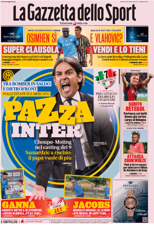 prima pagina