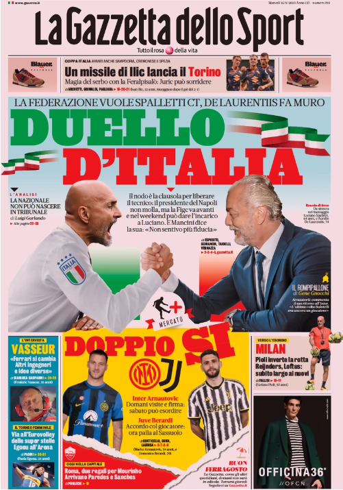 In prima pagina: i quotidiani in edicola oggi 15 agosto