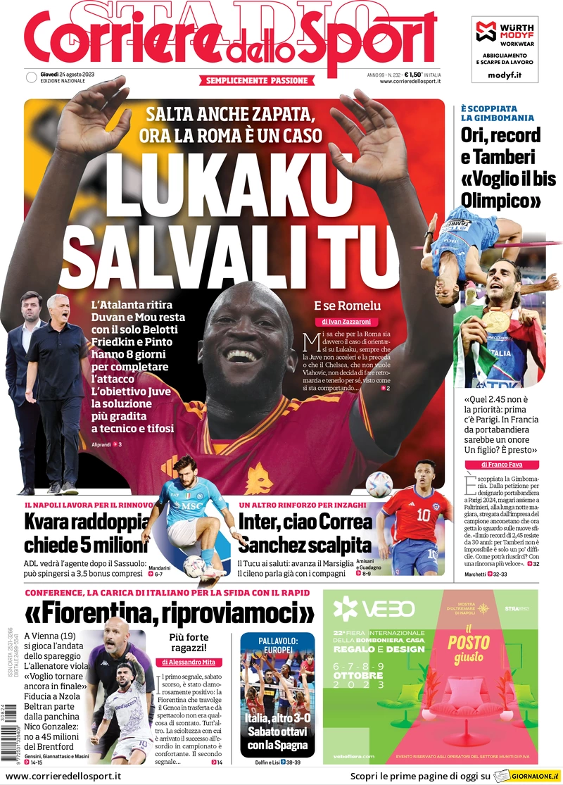 prima pagina