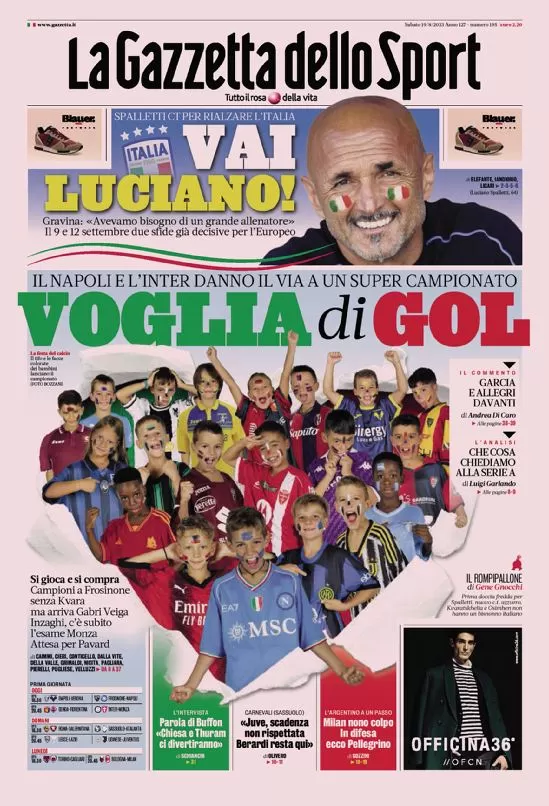 In prima pagina: i quotidiani in edicola oggi, 19 agosto 2023