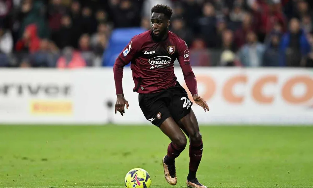 Salernitana, scontro con Dia: non convocato per la trasferta di Lecce