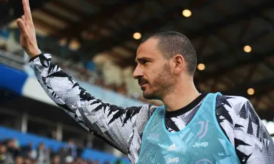 Bonucci in Germania, la Juventus lo saluta con un omaggio