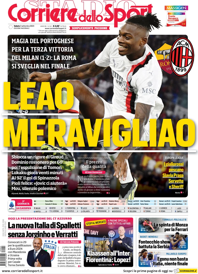 prima pagina