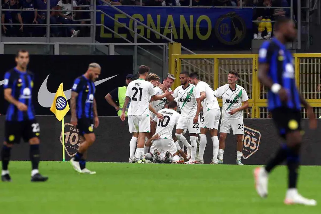 Inter-Sassuolo 1-2: Bajrami e Berardi espugnano San Siro