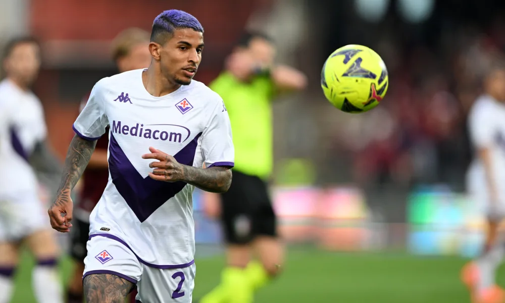 Dodò Fiorentina infortunio