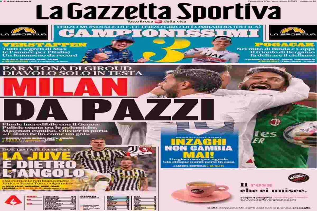 In prima pagina: i quotidiani in edicola oggi, 8 ottobre 2023