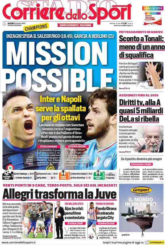 prima pagina