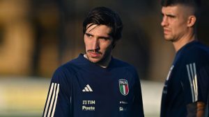 Sandro Tonali, centrocampista del Newcastle