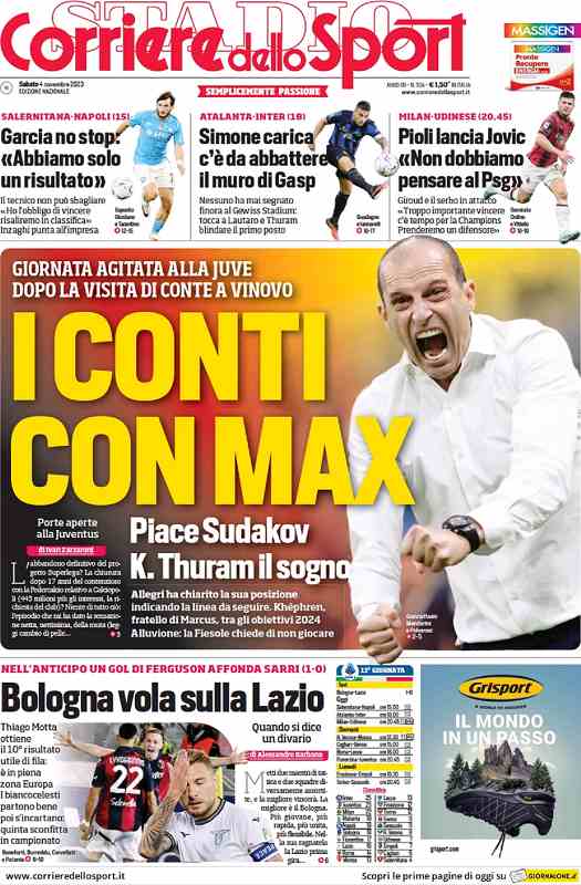 prima pagina