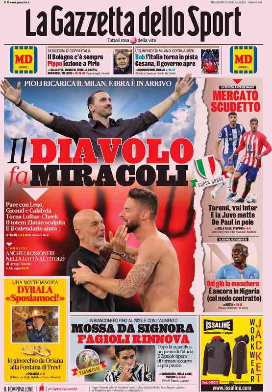 prima pagina