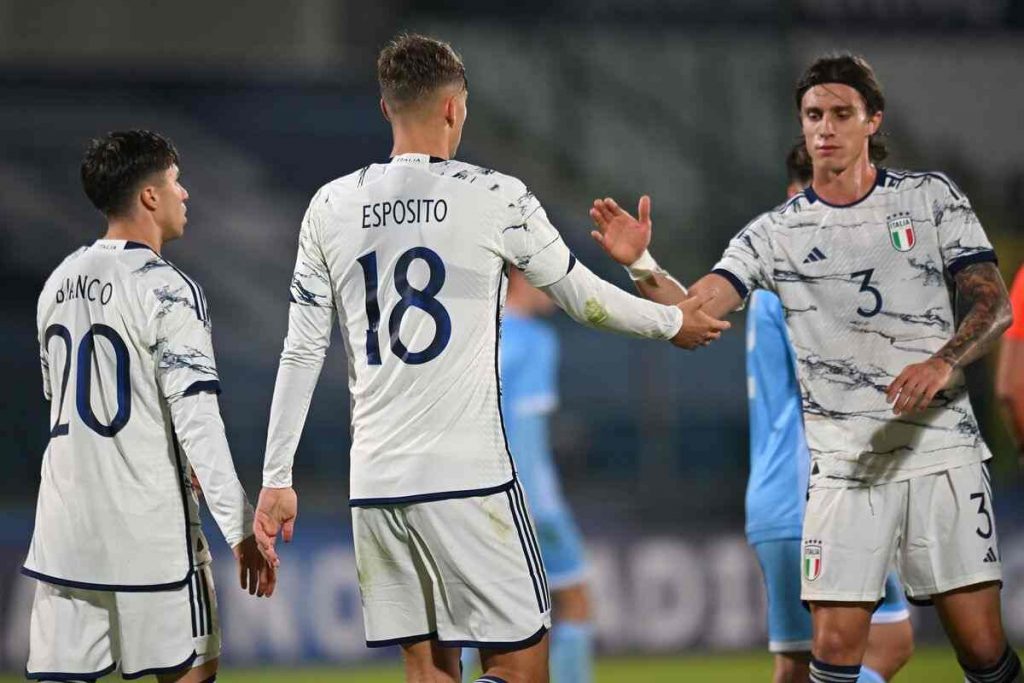 San Marino U21-Italia U21 0-7: gli Azzurrini di Nunziata volano