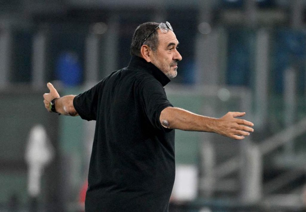 Lazio, Sarri: “Partita sofferta, ma li abbiamo lasciati a secco”