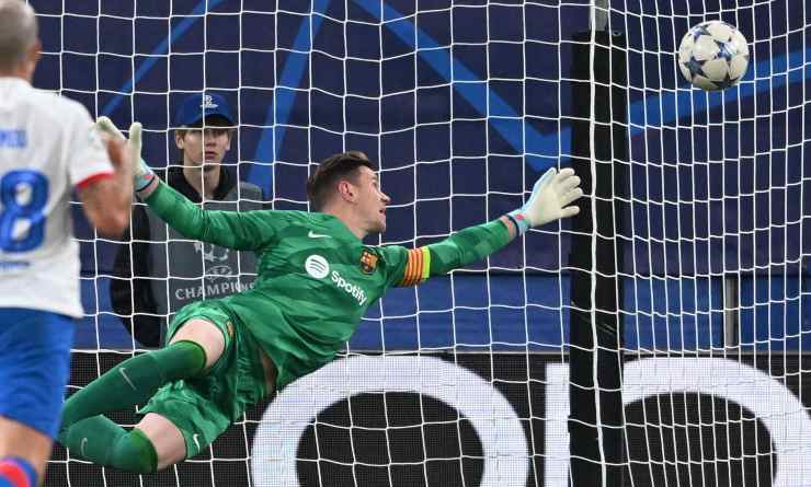 ter Stegen col Barcellona in Champions League