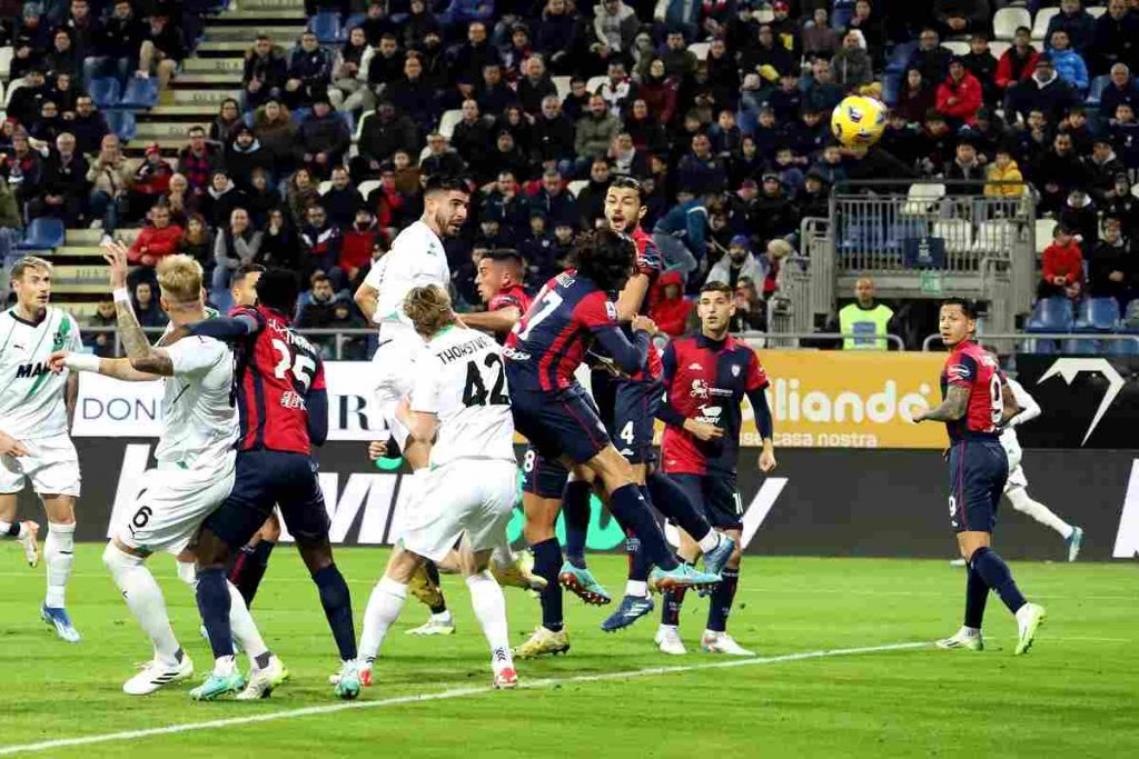 Cagliari-Sassuolo 2-1, un’altra rimonta show con Pavoletti