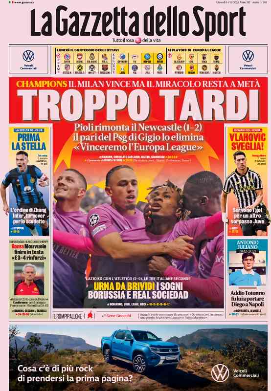 prima pagina