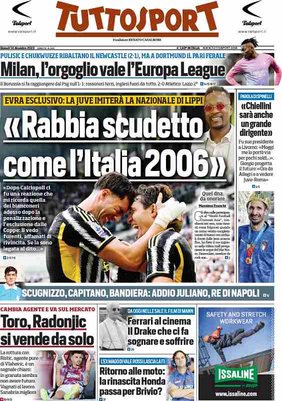 prima pagina