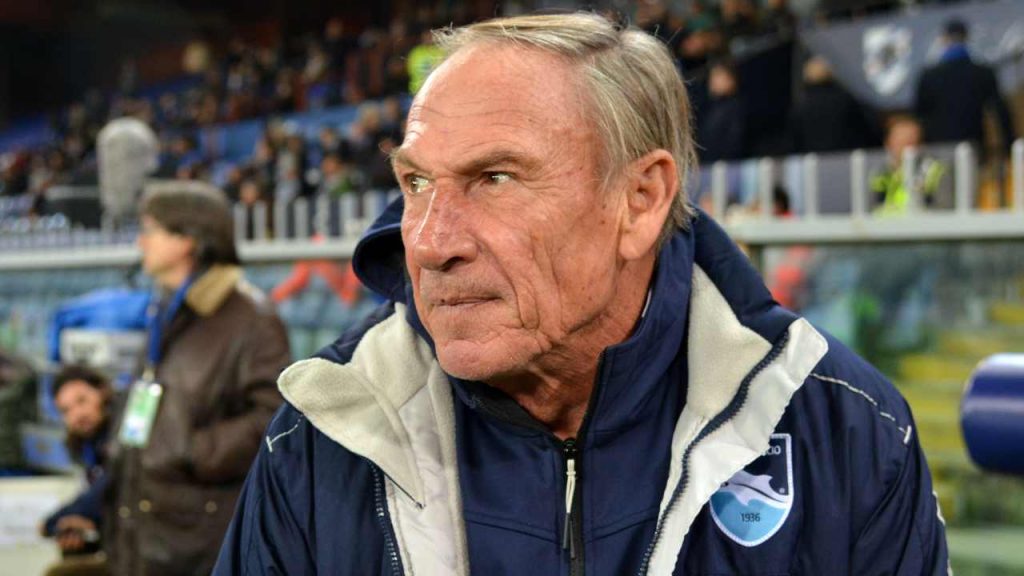 Zdenek Zeman, allenatore del Pescara