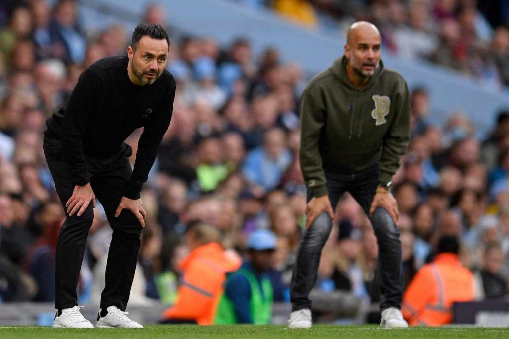 Guardiola e De Zerbi