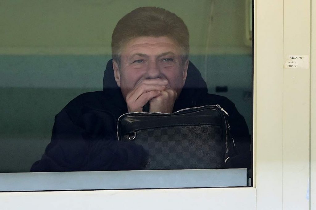 Torino-Napoli, telefonata tra De Laurentiis e Mazzarri (in tribuna): il retroscena
