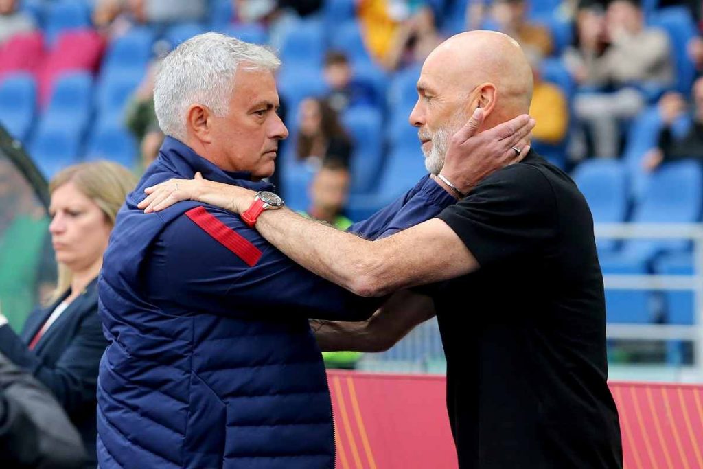 Milan-Roma ad alta tensione: Pioli e Mou si giocano il futuro