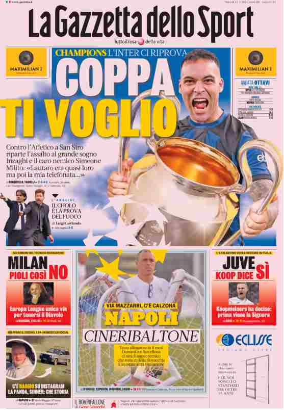 In prima pagina, i quotidiani in edicola oggi: 20 febbraio 2024