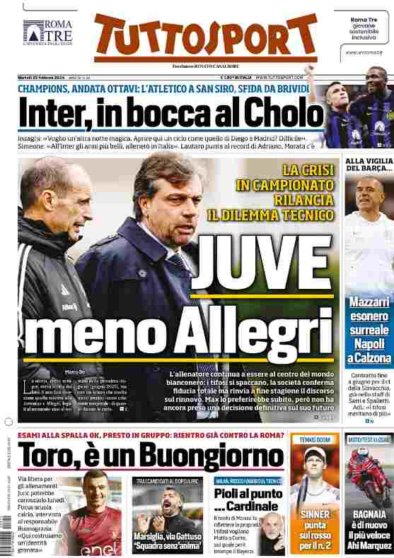 prima pagina