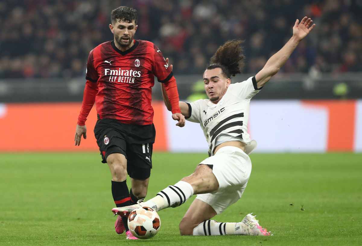 rennes milan probabili formazioni