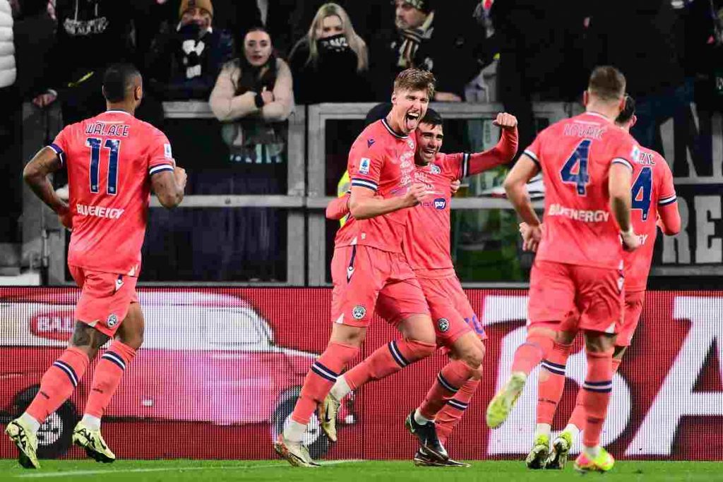 Juventus-Udinese 0-1, Gianetti stende i bianconeri
