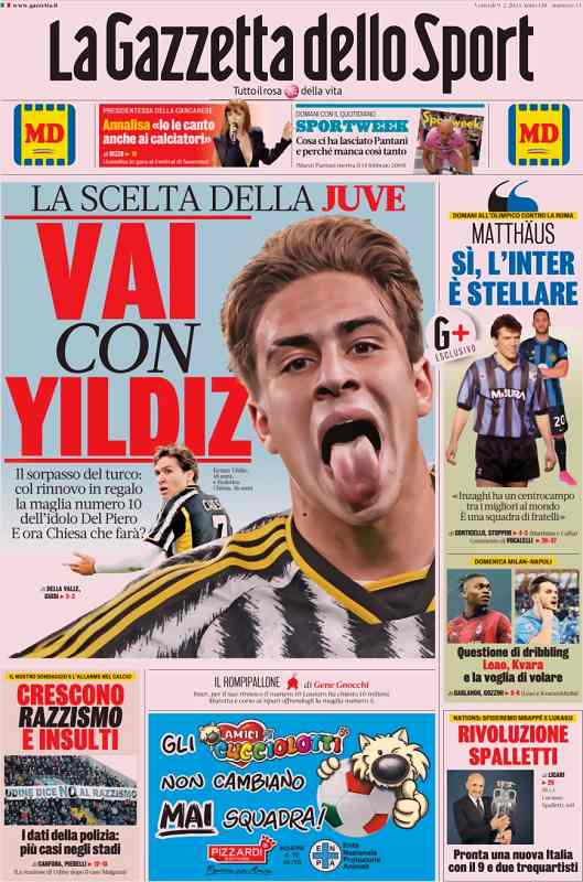 In prima pagina, i quotidiani in edicola oggi: 9 febbraio 2024