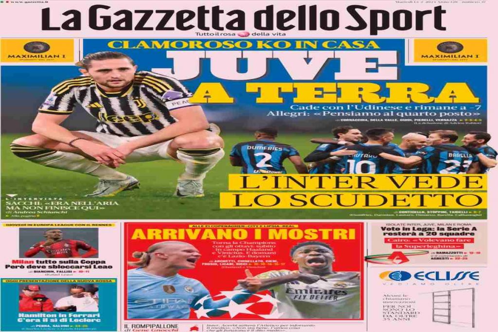 In prima pagina: i quotidiani in edicola oggi, 13 febbraio 2024