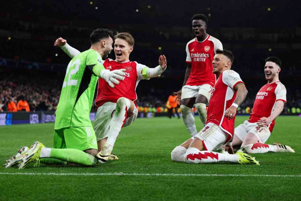 Arsenal ai quarti di Champions: battuto il porto ai rigori