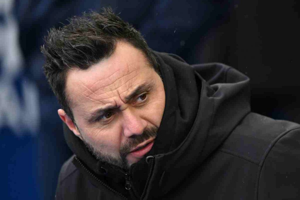 De Zerbi, un’altra big piomba su di lui: contatti avviati