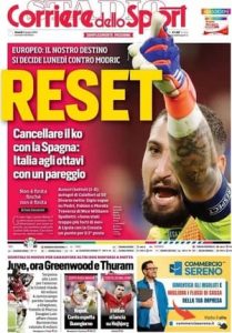 Corriere dello Sport, 21 giugno 2024