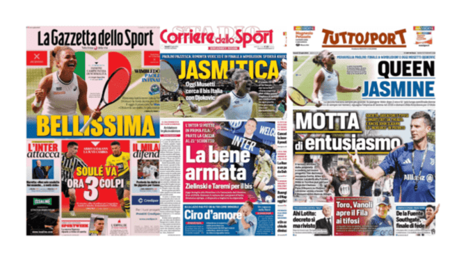 In prima pagina, i giornali in edicola oggi 12 luglio 2024