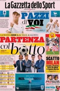 Gazzetta dello Sport, 5 luglio 2024