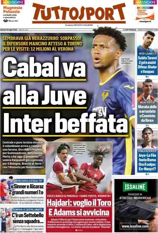 prima pagina