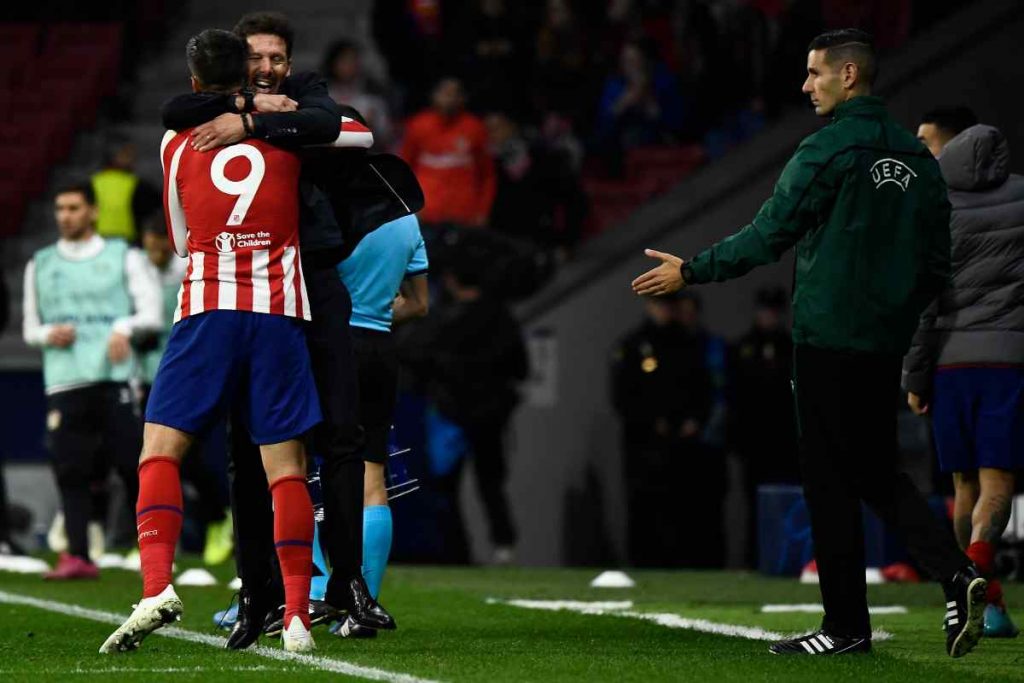 Calcio estero, Simeone rimpiange Morata: “Era un punto di riferimento…”