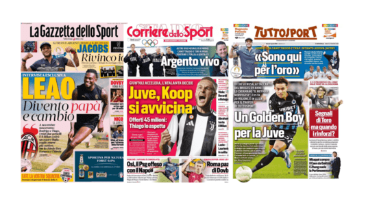 In prima pagina, i giornali in edicola oggi 1 agosto 2024