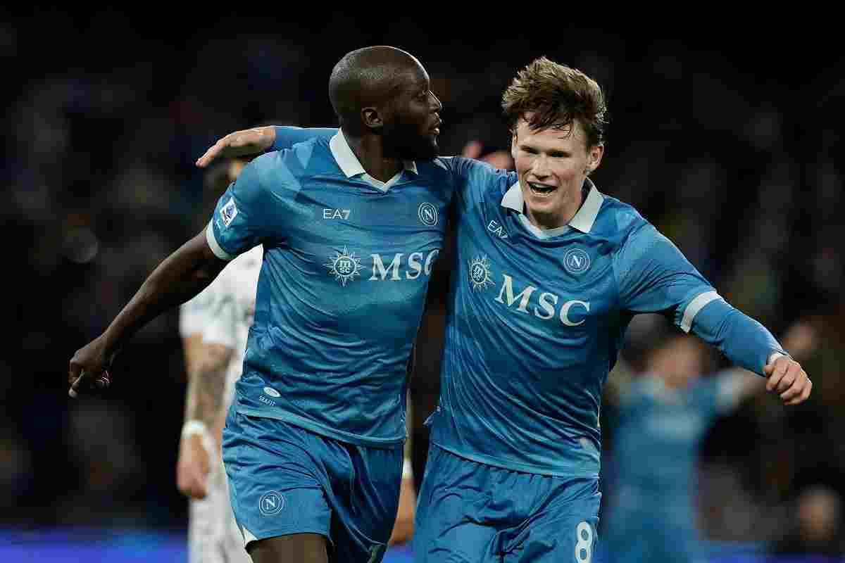 Napoli-Empoli 3-0, Lukaku e McTominay riportano Conte a -3