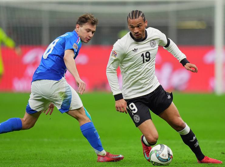 Niccolò Barella e Leroy Sane