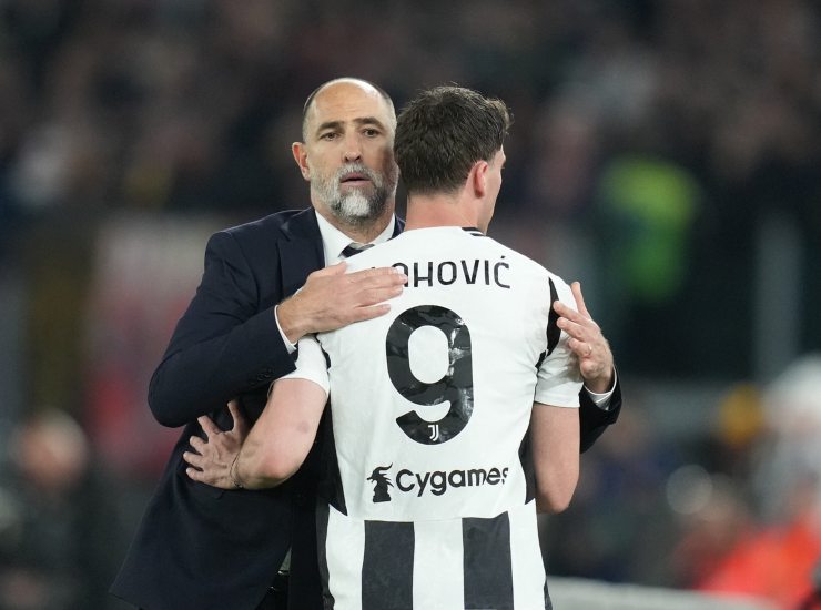 Igor Tudor e Dusan Vlahovic