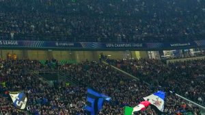 I tifosi dell'Inter al Meazza - Foto LaPresse - Calcioinpillole.com